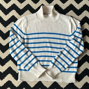 J Crew cotton roll neck sweater